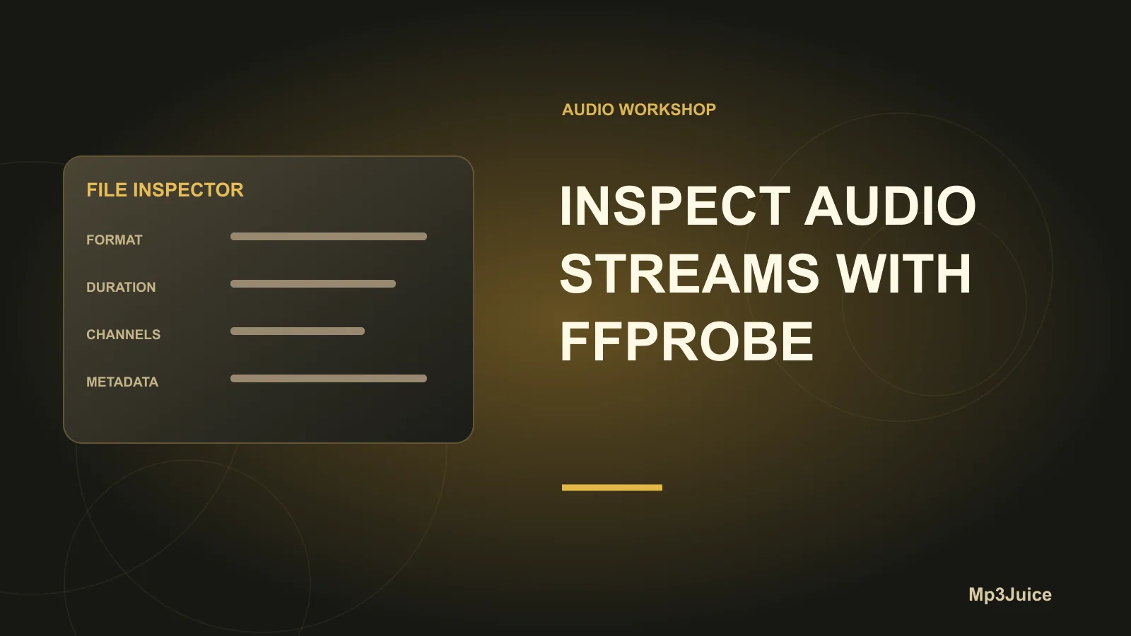 Inspect Audio Streams with ffprobe