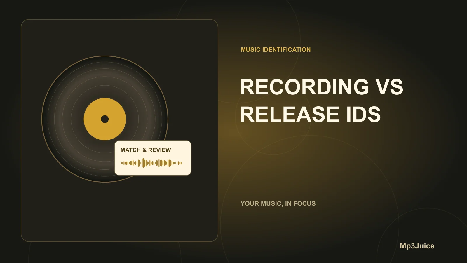 MusicBrainz Recording and Release IDs Explained
